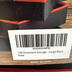 Holiday Cheer Premium Large Christmas Storage Holds 128 Ornaments – 8 Trays {C2}