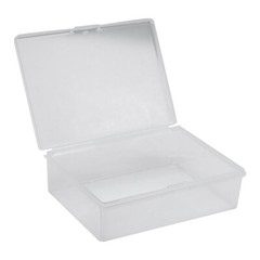 Lot Clear Plastic Storage Container Box Craft Organizer DIY Coins Screws Jewelry