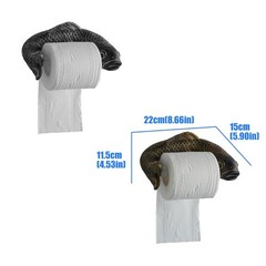 Decorative Toilet Paper Rack with Fish Shape Bathroom Accent