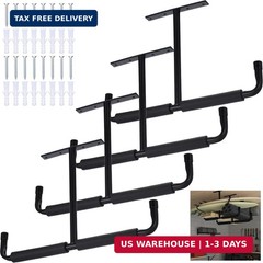 4 Pack Garage Ceiling Storage Racks, 17″ Overhead Garage Storage Rack & Ceiling