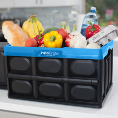 3 Pack Greenmade Instacrate Collapsible Plastic Storage Bin Basket 12 Gallon New