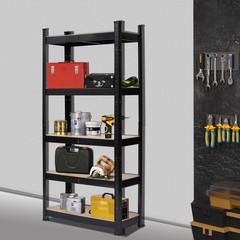 5-Tier Heavy Duty Metal Shelving 59 in Racking Storage Unit Warehouse Shed Rack