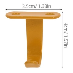6Pcs Reliable Iron Ceiling Hooks with Screws for Drywall Wood and Concrete