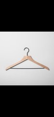 25 hangers – Wood Suit Hangers Natural – Brightroom™: Non-Slip Wooden Hangers