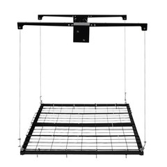 Metal Lifting Overhead Garage Lifting Storage Rack Ceiling Mount Heavy-Duty Rack