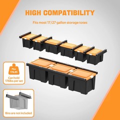 Ultrawall Overhead Garage Storage Racks for Bins, Ceiling Storage Rack Garage Ha