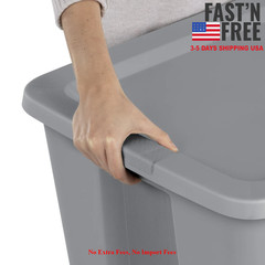 4 Pack Sterilite 30 Gallon Extra-Large Storage Bin, Durable Plastic Storage, NEW