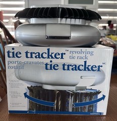 Perfect Solutions Tie Tracker Revolving Tie Rack Carousel Rotates Up To 30 Ties