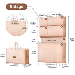 Packing Cube Organizer, Portable Collapsible Hanging Travel Storage Case Bag