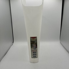 Set of 4 Rubbermaid Wrap n Craft Gift Bag Totes Clear Stackable Hanging 2003 USA