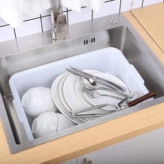 5-Pack Commercial Bus Tubs Box/Tote Box, White Plastic Storage Bin with Handl…