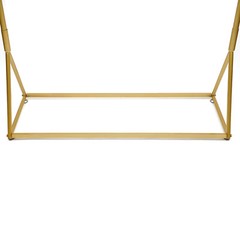 Retro Industrial Clothing Garment Rack 1.6m Freestanding Metal Clothes Rack NEW