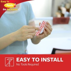 32 PCS Small Wire Adhesive Wall Hook 36 Strips Damage Free Key Coat