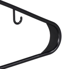 Premium Quality Clothes Hangers (100 Pack) Plastic Gallus Shirt Hanger Black