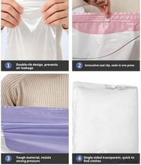 No Pump 3D Vacuum Storage Life Space Saver Better Life Space Bags 1/2/3/5Pcs