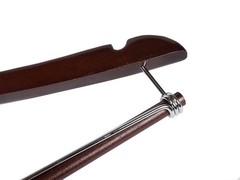 Quality Hangers Wooden Hangers Beautiful Sturdy Suit Coat Hangers Locking Bar