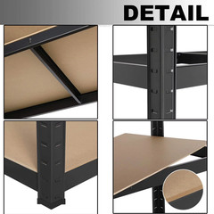 Storage Rack 27″W x 59″H x 12″D 5-Tier Shelf Steel Freestanding Garage Shelving