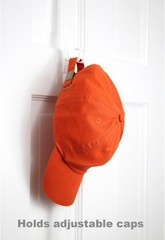 Contemporary Cap Rack FAV | Over Door Organizer for 40 Caps – Secure & Stylish