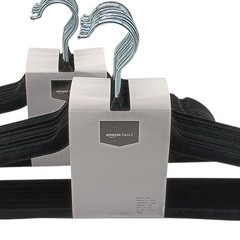 New Black Velvet Hangers Slim Non-Slip 30 Pack
