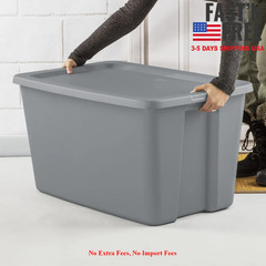 4 Pack Sterilite 30 Gallon Extra-Large Storage Bin, Durable Plastic Storage, NEW