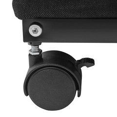 Modern Black Portable Dressing And Movable Fitting Room With 4 Universal Wheels