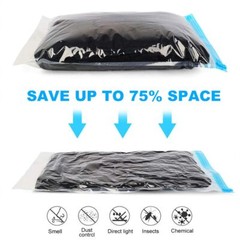 ALMING Compression Bags – Travel Essentials 12 Pack Space Saver No Vacuum or …