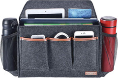 Bedside Caddy, Large Size Storage Organizer with 8 Pockets – Holds