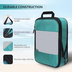 Compression Packing Cubes Set – 5 Lightweight Luggage Organizers bags for Travel