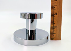 Set of Two (2) Liberty Modern Round Post Hooks Polished Chrome Holds 35 lbs. NEW