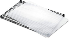 ALESW59SL3624 Plastic 36 In. X 24 In. Shelf Liners for Wire Shelving – Clear (4/