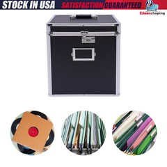Vinyl Record Storage Box For Up To 50+ 12-inch Albums, Records Crate, Lp Album S