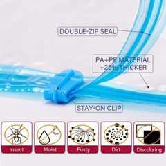 Storage Bags for Clothes Pillows Blanket More Space Save Compression Seal