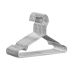 Wire Hangers 10 Pack Coat Hangers Strong Heavy Duty Stainless Steel Metal Hanger