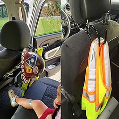 Flexible Over The Seat Hard Hat Rack Hard Hat Holder Hard Hat Hanger for Vehicle