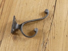 10 PCS Cast Iron Vintage Style Coat Hooks Hat Hook Rack Hall Tree Restoration