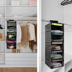 Yuuchoringee 5-Shelf Weekly 32.3 inches x 11.8 x 11 inches, Black