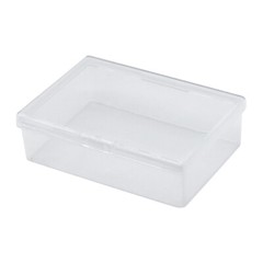 Lot Clear Plastic Storage Container Box Craft Organizer DIY Coins Screws Jewelry