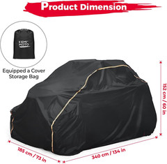 X3 Waterproof UTV Cover for Can-Am Maverick 2017-2025, 2 Seater, 134″x73