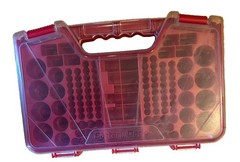 Ontel Battery Daddy Organizer Caddy. Preowned With Handle Storage Case Only