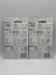 Lot of 2 Command Strips Small Picture Hanging Strips HOLDS 4 LBS 8 Pairs Total