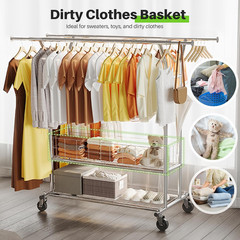 HOKEEPER Heavy Duty Clothes Rack Load 625 LBS, Clothing Rack for Hanging Clothes