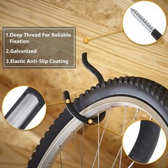 Alloy Steel Ceiling Hooks – 8 Pack Heavy-Duty Hooks for Plants and Bicycles