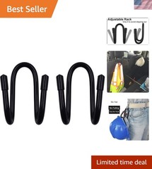 Space-saving Over The Seat Hard Hat Racks – 2 Pack for Vehicle Organizing