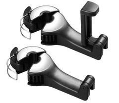 2 in 1 Car Seat Hooks for Purses and Bags with Phone Holder，Automative Headrest
