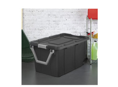 Sterilite Extra-Large Wheeled Industrial Storage Bin, 40 Gallon Durable , 2 Pack