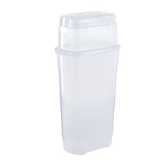 Rubbermaid Wrap N’ Craft Plastic Wrapping Paper Holder Container, Clear, (Used)