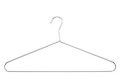 The Container Store Chrome Metal Hangers (Qty 12)