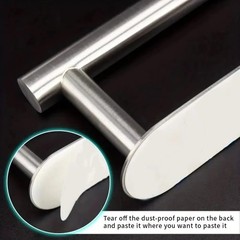 Stainless Steel Baseball Cap Hanger Wall Mounted Hat Rack Punch-Free Hook USA