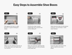 X-Large Shoe Storage Boxes Organizers Clear Plastic Stackable 12 Pack, Shoe Rack