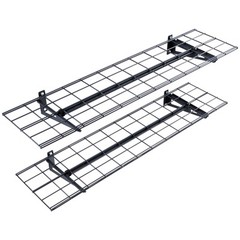 VEVOR 2PCS 4×1 ft Garage Storage Rack Shelving Heavy Duty Wall Mounted Shelving